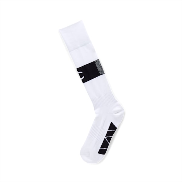 ProCat Kids' Medium Crew Socks [2 Pack], WHITE / BLACK, extralarge